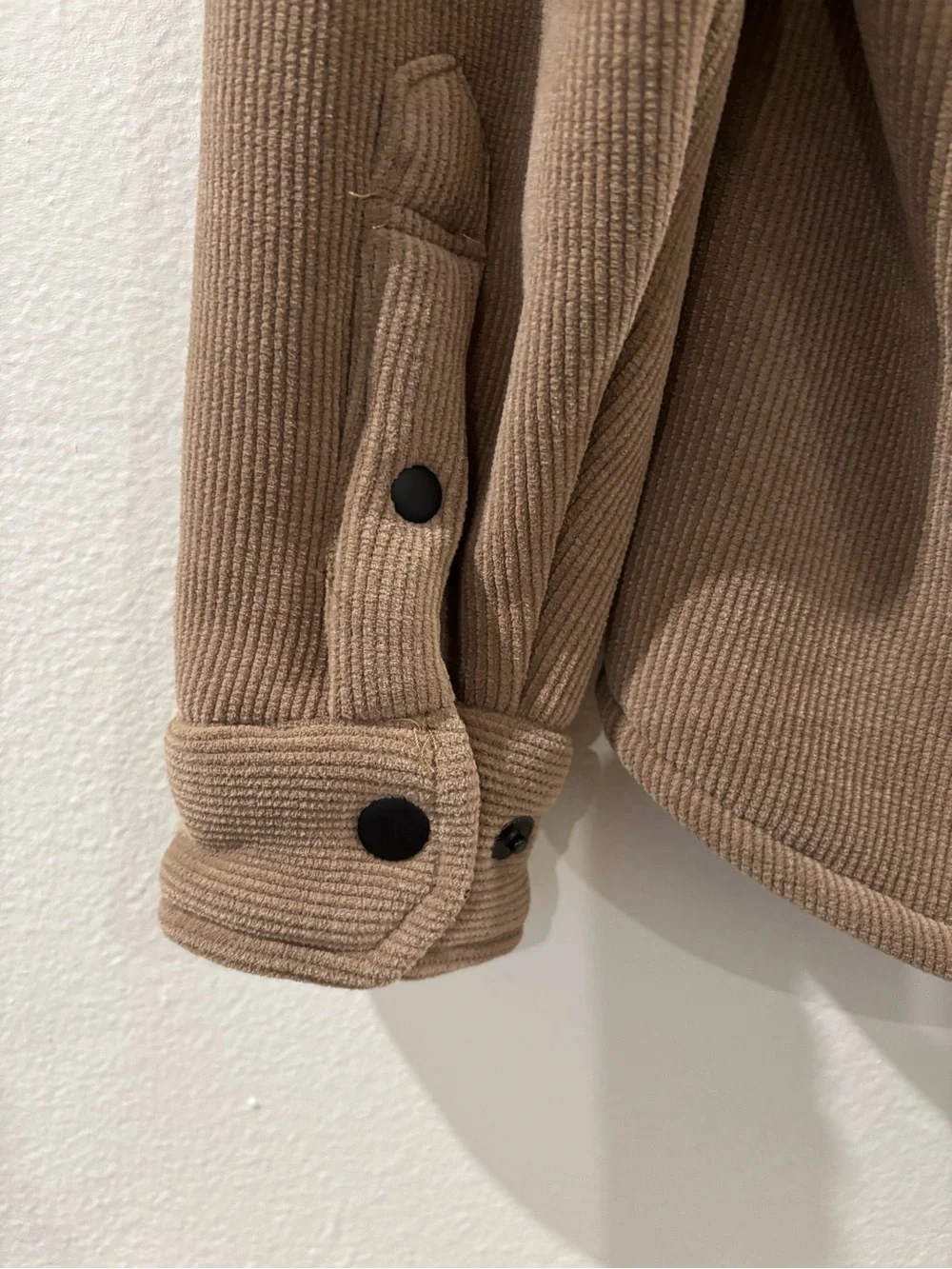 Kenneth Cole Tan Fleece Shirt Jacket